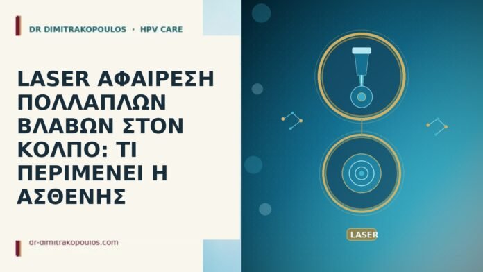 LASER ΑΦΑΙΡΕΣΗ ΠΟΛΛΑΠΛΩΝ ΒΛΑΒΩΝ ΣΤΟΝ ΚΟΛΠΟ: ΤΙ ΠΕΡΙΜΕΝΕΙ Η ΑΣΘΕΝΗΣ
