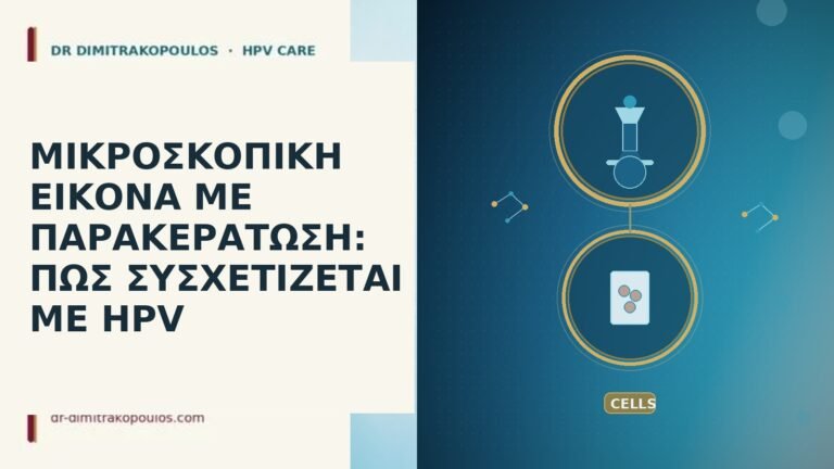 ΜΙΚΡΟΣΚΟΠΙΚΗ ΕΙΚΟΝΑ ΜΕ ΠΑΡΑΚΕΡΑΤΩΣΗ: ΠΩΣ ΣΥΣΧΕΤΙΖΕΤΑΙ ΜΕ HPV