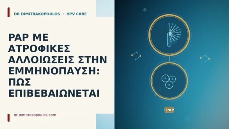 PAP ΜΕ ΑΤΡΟΦΙΚΕΣ ΑΛΛΟΙΩΣΕΙΣ ΣΤΗΝ ΕΜΜΗΝΟΠΑΥΣΗ: ΠΩΣ ΕΠΙΒΕΒΑΙΩΝΕΤΑΙ