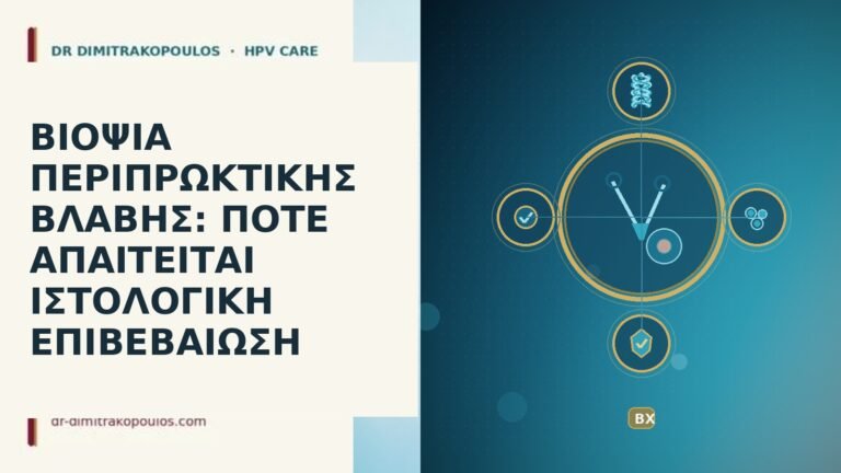 ΒΙΟΨΙΑ ΠΕΡΙΠΡΩΚΤΙΚΗΣ ΒΛΑΒΗΣ: ΠΟΤΕ ΑΠΑΙΤΕΙΤΑΙ ΙΣΤΟΛΟΓΙΚΗ ΕΠΙΒΕΒΑΙΩΣΗ