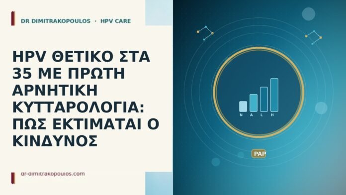 HPV ΘΕΤΙΚΟ ΣΤΑ 35 ΜΕ ΠΡΩΤΗ ΑΡΝΗΤΙΚΗ ΚΥΤΤΑΡΟΛΟΓΙΑ: ΠΩΣ ΕΚΤΙΜΑΤΑΙ