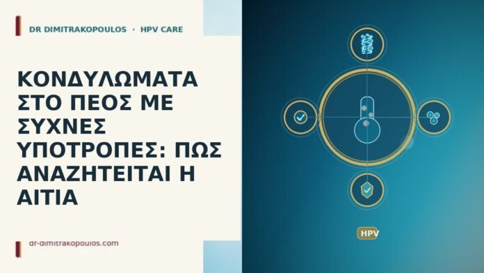 ΚΟΝΔΥΛΩΜΑΤΑ ΣΤΟ ΠΕΟΣ ΜΕ ΣΥΧΝΕΣ ΥΠΟΤΡΟΠΕΣ: ΠΩΣ ΑΝΑΖΗΤΕΙΤΑΙ Η ΑΙΤΙΑ