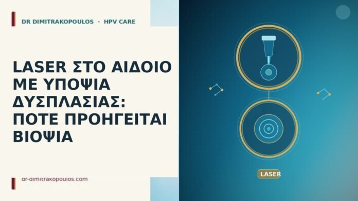 LASER ΣΤΟ ΑΙΔΟΙΟ ΜΕ ΥΠΟΨΙΑ ΔΥΣΠΛΑΣΙΑΣ: ΠΟΤΕ ΠΡΟΗΓΕΙΤΑΙ ΒΙΟΨΙΑ LASER ΣΤΟ ΑΙΔΟΙΟ ΜΕ ΥΠΟΨΙΑ ΔΥΣΠΛΑΣΙΑΣ: ΠΟΤΕ ΠΡΟΗΓΕΙΤΑΙ ΒΙΟΨΙΑ