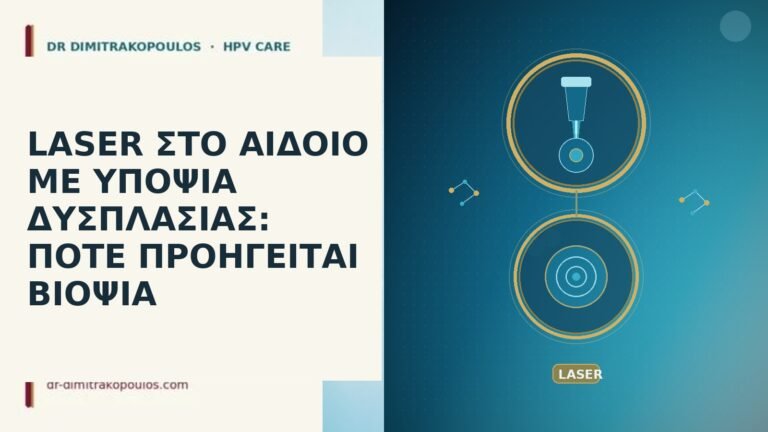 LASER ΣΤΟ ΑΙΔΟΙΟ ΜΕ ΥΠΟΨΙΑ ΔΥΣΠΛΑΣΙΑΣ: ΠΟΤΕ ΠΡΟΗΓΕΙΤΑΙ ΒΙΟΨΙΑ