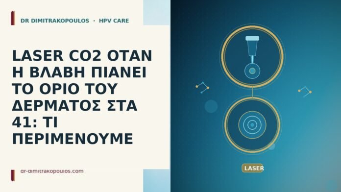 LASER CO2 ΟΤΑΝ Η ΒΛΑΒΗ ΠΙΑΝΕΙ ΤΟ ΟΡΙΟ ΤΟΥ ΔΕΡΜΑΤΟΣ