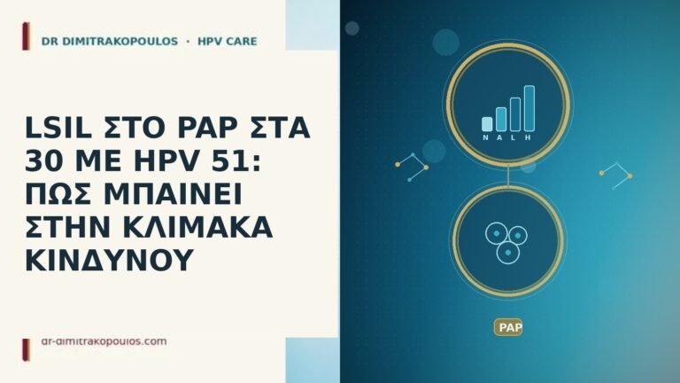 LSIL ΣΤΟ PAP ΣΤΑ 30 ΜΕ HPV 51: ΠΩΣ ΜΠΑΙΝΕΙ