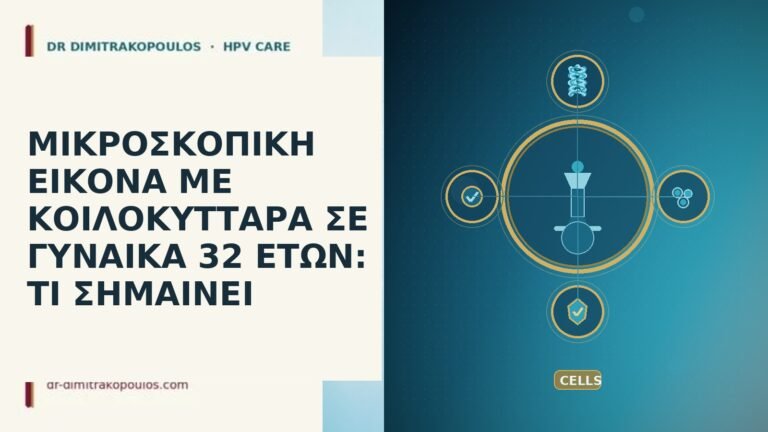 ΜΙΚΡΟΣΚΟΠΙΚΗ ΕΙΚΟΝΑ ΜΕ ΚΟΙΛΟΚΥΤΤΑΡΑ ΣΕ ΓΥΝΑΙΚΑ 32 ΕΤΩΝ: ΤΙ ΣΗΜΑΙΝΕΙ