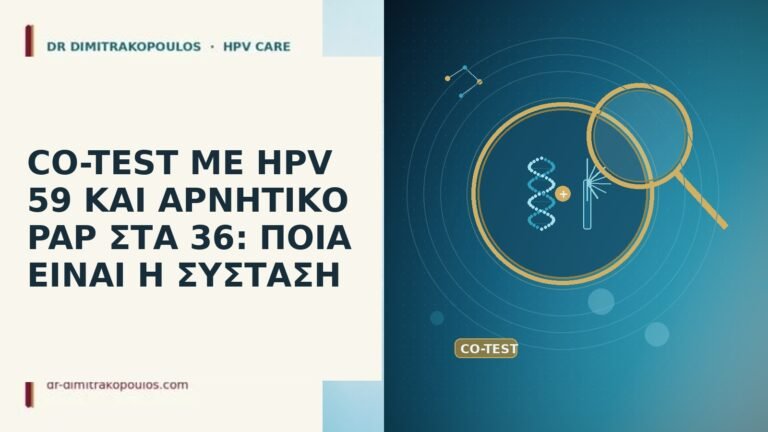 CO-TEST ΜΕ HPV 59 ΚΑΙ ΑΡΝΗΤΙΚΟ PAP ΣΤΑ 36: ΠΟΙΑ
