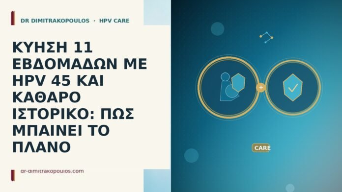 ΚΥΗΣΗ 11 ΕΒΔΟΜΑΔΩΝ ΜΕ HPV 45 ΚΑΙ ΚΑΘΑΡΟ ΙΣΤΟΡΙΚΟ: ΠΩΣ ΜΠΑΙΝΕΙ ΤΟ ΠΛΑΝΟ ΚΥΗΣΗ 11 ΕΒΔΟΜΑΔΩΝ ΜΕ HPV 45 ΚΑΙ ΚΑΘΑΡΟ ΙΣΤΟΡΙΚΟ: ΠΩΣ