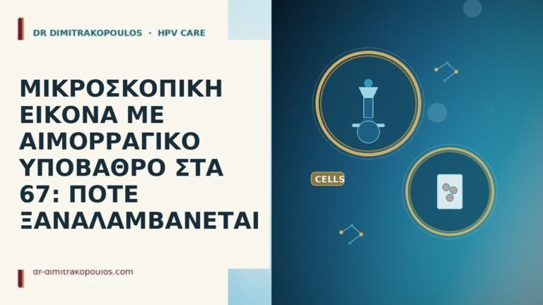 ΜΙΚΡΟΣΚΟΠΙΚΗ ΕΙΚΟΝΑ ΜΕ ΑΙΜΟΡΡΑΓΙΚΟ ΥΠΟΒΑΘΡΟ ΣΤΑ 67: ΠΟΤΕ ΞΑΝΑΛΑΜΒΑΝΕΤΑΙ