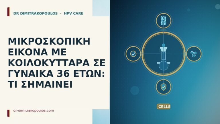 ΜΙΚΡΟΣΚΟΠΙΚΗ ΕΙΚΟΝΑ ΜΕ ΚΟΙΛΟΚΥΤΤΑΡΑ ΣΕ ΓΥΝΑΙΚΑ 36 ΕΤΩΝ: ΤΙ ΣΗΜΑΙΝΕΙ