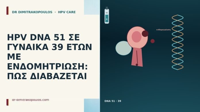 HPV DNA 51 ΣΕ ΓΥΝΑΙΚΑ 39 ΕΤΩΝ ΜΕ ΕΝΔΟΜΗΤΡΙΩΣΗ: ΠΩΣ
