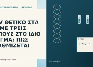 HPV ΘΕΤΙΚΟ ΣΤΑ 22 ΜΕ ΤΡΕΙΣ ΤΥΠΟΥΣ ΣΤΟ ΙΔΙΟ ΔΕΙΓΜΑ: ΠΩΣ ΣΤΑΘΜΙΖΕΤΑΙ HPV ΘΕΤΙΚΟ ΣΤΑ 22 ΜΕ ΤΡΕΙΣ ΤΥΠΟΥΣ ΣΤΟ ΙΔΙΟ ΔΕΙΓΜΑ: