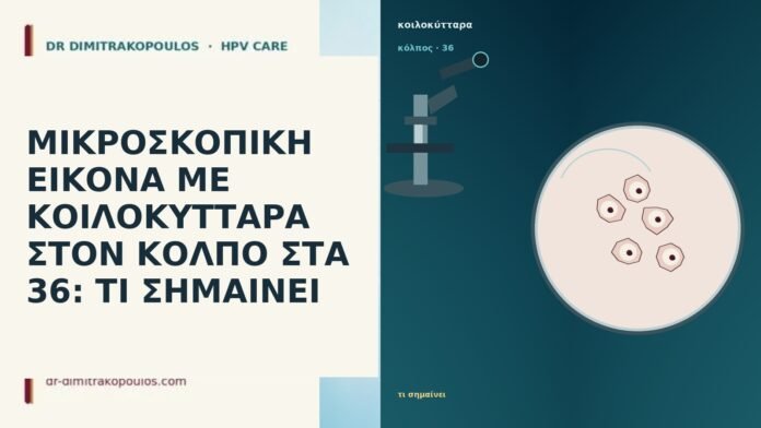 ΜΙΚΡΟΣΚΟΠΙΚΗ ΕΙΚΟΝΑ ΜΕ ΚΟΙΛΟΚΥΤΤΑΡΑ ΣΤΟΝ ΚΟΛΠΟ ΣΤΑ 36: ΤΙ ΣΗΜΑΙΝΕΙ ΜΙΚΡΟΣΚΟΠΙΚΗ ΕΙΚΟΝΑ ΜΕ ΚΟΙΛΟΚΥΤΤΑΡΑ ΣΤΟΝ ΚΟΛΠΟ ΣΤΑ 36: ΤΙ ΣΗΜΑΙΝΕΙ