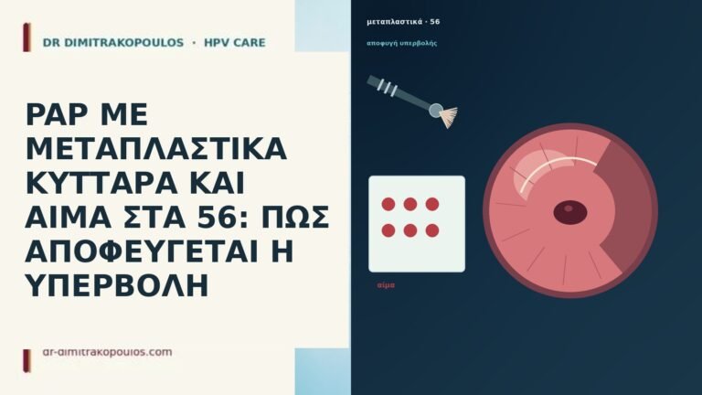 PAP ΜΕ ΜΕΤΑΠΛΑΣΤΙΚΑ ΚΥΤΤΑΡΑ ΚΑΙ ΑΙΜΑ ΣΤΑ 56: ΠΩΣ ΑΠΟΦΕΥΓΕΤΑΙ