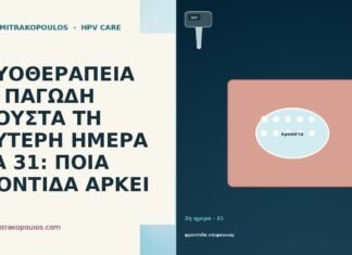 ΚΡΥΟΘΕΡΑΠΕΙΑ ΜΕ ΠΑΓΩΔΗ ΚΡΟΥΣΤΑ ΤΗ ΔΕΥΤΕΡΗ ΗΜΕΡΑ ΣΤΑ 31: ΠΟΙΑ