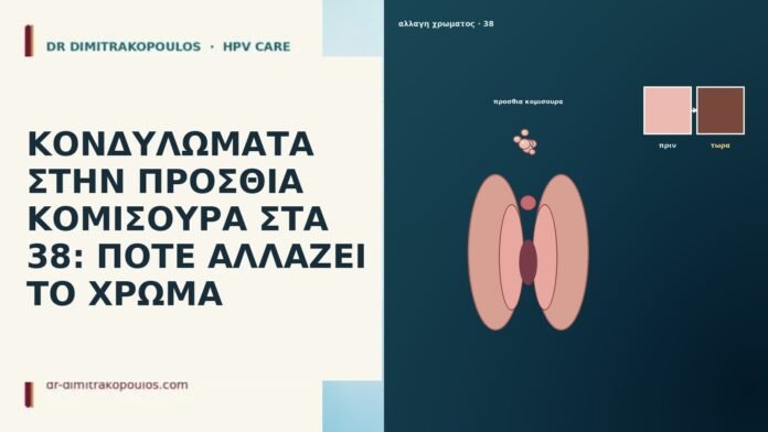 ΚΟΝΔΥΛΩΜΑΤΑ ΣΤΗΝ ΠΡΟΣΘΙΑ ΚΟΜΙΣΟΥΡΑ ΣΤΑ 38: ΠΟΤΕ ΑΛΛΑΖΕΙ ΤΟ ΧΡΩΜΑ ΚΟΝΔΥΛΩΜΑΤΑ ΣΤΗΝ ΠΡΟΣΘΙΑ ΚΟΜΙΣΟΥΡΑ ΣΤΑ 38: ΠΟΤΕ ΑΛΛΑΖΕΙ ΤΟ ΧΡΩΜΑ