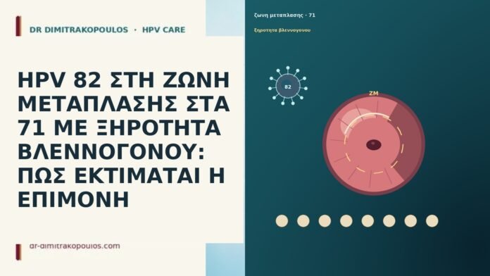 HPV 82 ΣΤΗ ΖΩΝΗ ΜΕΤΑΠΛΑΣΗΣ ΣΤΑ 71 ΜΕ ΞΗΡΟΤΗΤΑ ΒΛΕΝΝΟΓΟΝΟΥ: