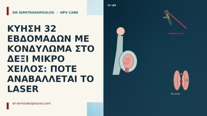 ΚΥΗΣΗ 32 ΕΒΔΟΜΑΔΩΝ ΜΕ ΚΟΝΔΥΛΩΜΑ ΣΤΟ ΔΕΞΙ ΜΙΚΡΟ ΧΕΙΛΟΣ: ΠΟΤΕ ΑΝΑΒΑΛΛΕΤΑΙ ΤΟ LASER ΚΥΗΣΗ 32 ΕΒΔΟΜΑΔΩΝ ΜΕ ΚΟΝΔΥΛΩΜΑ ΣΤΟ ΔΕΞΙ ΜΙΚΡΟ ΧΕΙΛΟΣ: ΠΟΤΕ