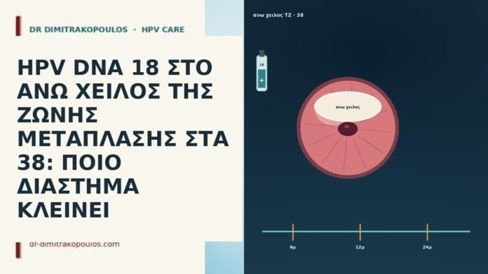 HPV DNA 18 ΣΤΟ ΑΝΩ ΧΕΙΛΟΣ ΤΗΣ ΖΩΝΗΣ ΜΕΤΑΠΛΑΣΗΣ ΣΤΑ 38: ΠΟΙΟ ΔΙΑΣΤΗΜΑ ΚΛΕΙΝΕΙ HPV DNA 18 ΣΤΟ ΑΝΩ ΧΕΙΛΟΣ ΤΗΣ ΖΩΝΗΣ ΜΕΤΑΠΛΑΣΗΣ ΣΤΑ