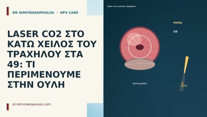 LASER CO2 ΣΤΟ ΚΑΤΩ ΧΕΙΛΟΣ ΤΟΥ ΤΡΑΧΗΛΟΥ ΣΤΑ 49: ΤΙ ΠΕΡΙΜΕΝΟΥΜΕ ΣΤΗΝ ΟΥΛΗ LASER CO2 ΣΤΟ ΚΑΤΩ ΧΕΙΛΟΣ ΤΟΥ ΤΡΑΧΗΛΟΥ ΣΤΑ 49: ΤΙ