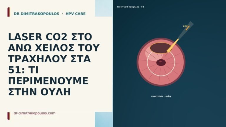 LASER CO2 ΣΤΟ ΑΝΩ ΧΕΙΛΟΣ ΤΟΥ ΤΡΑΧΗΛΟΥ ΣΤΑ 51: ΤΙ