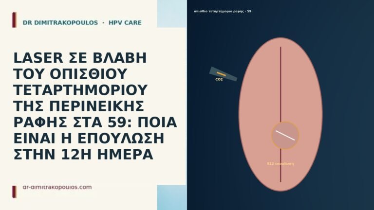 LASER ΣΕ ΒΛΑΒΗ ΤΟΥ ΟΠΙΣΘΙΟΥ ΤΕΤΑΡΤΗΜΟΡΙΟΥ ΤΗΣ ΠΕΡΙΝΕΙΚΗΣ ΡΑΦΗΣ ΣΤΑ