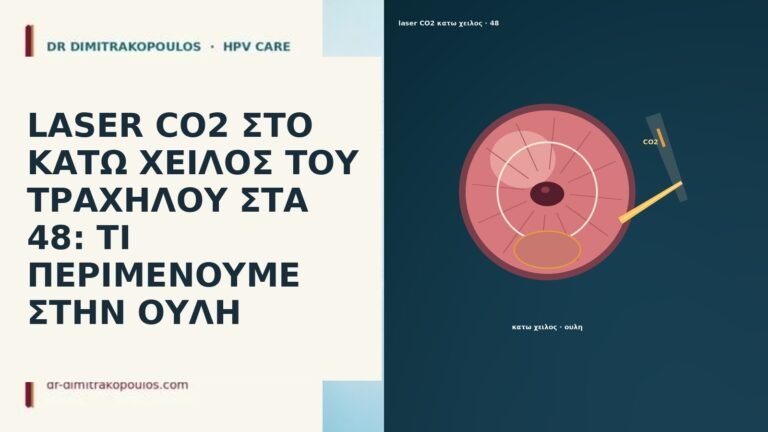LASER CO2 ΣΤΟ ΚΑΤΩ ΧΕΙΛΟΣ ΤΟΥ ΤΡΑΧΗΛΟΥ ΣΤΑ 48: ΤΙ