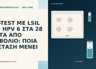 CO-TEST ΜΕ LSIL ΚΑΙ HPV 6 ΣΤΑ 28 ΜΕΤΑ ΑΠΟ ΕΜΒΟΛΙΟ: ΠΟΙΑ ΣΥΣΤΑΣΗ ΜΕΝΕΙ CO-TEST ΜΕ LSIL ΚΑΙ HPV 6 ΣΤΑ 28 ΜΕΤΑ ΑΠΟ