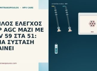ΔΙΠΛΟΣ ΕΛΕΓΧΟΣ PAP AGC ΜΑΖΙ ΜΕ HPV 59 ΣΤΑ 51: ΠΟΙΑ ΣΥΣΤΑΣΗ ΒΓΑΙΝΕΙ ΔΙΠΛΟΣ ΕΛΕΓΧΟΣ PAP AGC ΜΑΖΙ ΜΕ HPV 59 ΣΤΑ 51: