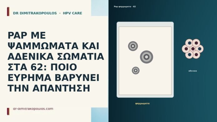 PAP ΜΕ ΨΑΜΜΩΜΑΤΑ ΚΑΙ ΑΔΕΝΙΚΑ ΣΩΜΑΤΙΑ ΣΤΑ 62: ΠΟΙΟ ΕΥΡΗΜΑ ΒΑΡΥΝΕΙ ΤΗΝ ΑΠΑΝΤΗΣΗ PAP ΜΕ ΨΑΜΜΩΜΑΤΑ ΚΑΙ ΑΔΕΝΙΚΑ ΣΩΜΑΤΙΑ ΣΤΑ 62: ΠΟΙΟ ΕΥΡΗΜΑ