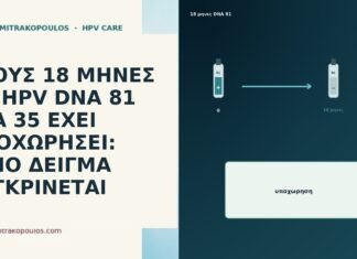 ΣΤΟΥΣ 18 ΜΗΝΕΣ ΤΟ HPV DNA 81 ΣΤΑ 35 ΕΧΕΙ ΥΠΟΧΩΡΗΣΕΙ: ΠΟΙΟ ΔΕΙΓΜΑ ΣΥΓΚΡΙΝΕΤΑΙ ΣΤΟΥΣ 18 ΜΗΝΕΣ ΤΟ HPV DNA 81 ΣΤΑ 35 ΕΧΕΙ