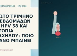 ΠΡΩΤΟ ΤΡΙΜΗΝΟ 11 ΕΒΔΟΜΑΔΩΝ ΜΕ HPV 58 ΚΑΙ ΕΚΤΟΠΙΑ ΤΡΑΧΗΛΟΥ: ΠΟΙΟ ΠΛΑΝΟ ΜΠΑΙΝΕΙ ΠΡΩΤΟ ΤΡΙΜΗΝΟ 11 ΕΒΔΟΜΑΔΩΝ ΜΕ HPV 58 ΚΑΙ ΕΚΤΟΠΙΑ ΤΡΑΧΗΛΟΥ: