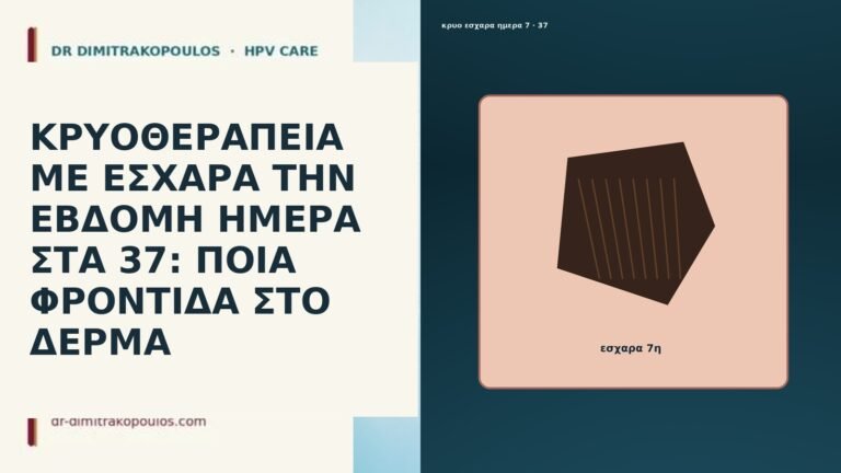 ΚΡΥΟΘΕΡΑΠΕΙΑ ΜΕ ΕΣΧΑΡΑ ΤΗΝ ΕΒΔΟΜΗ ΗΜΕΡΑ ΣΤΑ 37: ΠΟΙΑ ΦΡΟΝΤΙΔΑ