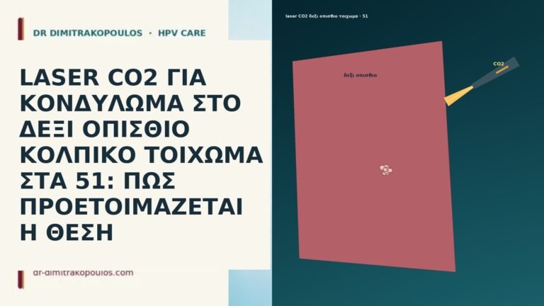 LASER CO2 ΓΙΑ ΚΟΝΔΥΛΩΜΑ ΣΤΟ ΔΕΞΙ ΟΠΙΣΘΙΟ ΚΟΛΠΙΚΟ ΤΟΙΧΩΜΑ ΣΤΑ