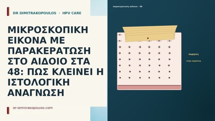 ΜΙΚΡΟΣΚΟΠΙΚΗ ΕΙΚΟΝΑ ΜΕ ΠΑΡΑΚΕΡΑΤΩΣΗ ΣΤΟ ΑΙΔΟΙΟ ΣΤΑ 48: ΠΩΣ ΚΛΕΙΝΕΙ Η ΙΣΤΟΛΟΓΙΚΗ ΑΝΑΓΝΩΣΗ ΜΙΚΡΟΣΚΟΠΙΚΗ ΕΙΚΟΝΑ ΜΕ ΠΑΡΑΚΕΡΑΤΩΣΗ ΣΤΟ ΑΙΔΟΙΟ ΣΤΑ 48: ΠΩΣ ΚΛΕΙΝΕΙ