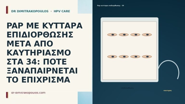 PAP ΜΕ ΚΥΤΤΑΡΑ ΕΠΙΔΙΟΡΘΩΣΗΣ ΜΕΤΑ ΑΠΟ ΚΑΥΤΗΡΙΑΣΜΟ ΣΤΑ 34: ΠΟΤΕ