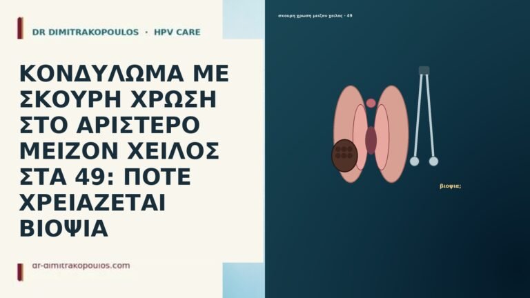 ΚΟΝΔΥΛΩΜΑ ΜΕ ΣΚΟΥΡΗ ΧΡΩΣΗ ΣΤΟ ΑΡΙΣΤΕΡΟ ΜΕΙΖΟΝ ΧΕΙΛΟΣ ΣΤΑ 49: