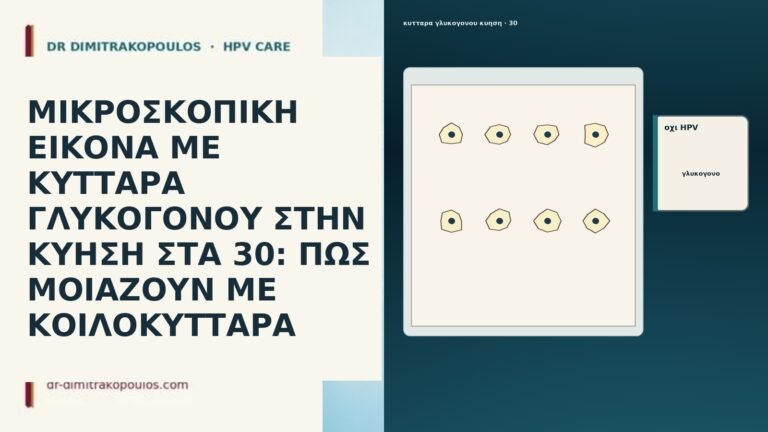 ΜΙΚΡΟΣΚΟΠΙΚΗ ΕΙΚΟΝΑ ΜΕ ΚΥΤΤΑΡΑ ΓΛΥΚΟΓΟΝΟΥ ΣΤΗΝ ΚΥΗΣΗ ΣΤΑ 30: ΠΩΣ