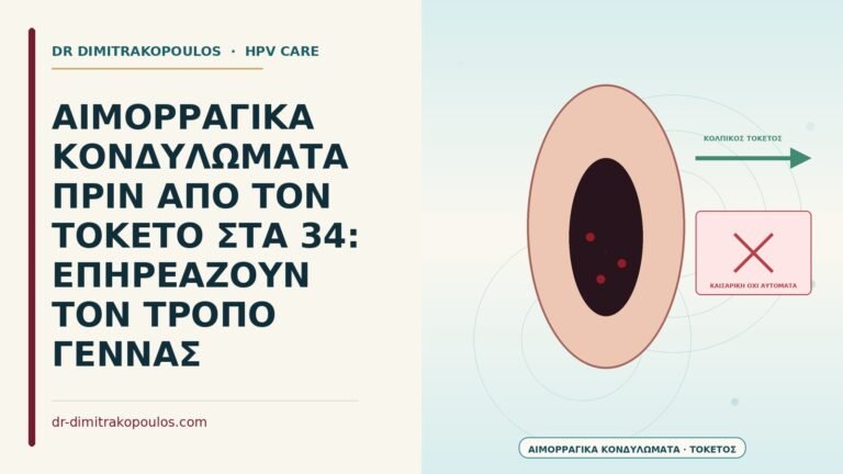 αιμορραγικά κονδυλώματα στον τοκετό