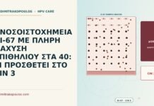 ΑΝΟΣΟΪΣΤΟΧΗΜΕΙΑ KI-67 ΜΕ ΠΛΗΡΗ ΠΑΧΥΣΗ ΕΠΙΘΗΛΙΟΥ ΣΤΑ 40: ΤΙ ΠΡΟΣΘΕΤΕΙ ΣΤΟ CIN 3 Ki-67 σε πλήρη πάχυση