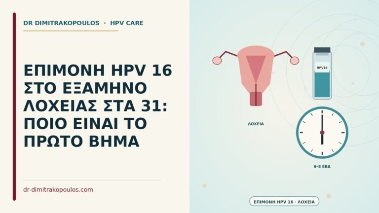επίμονη HPV 16 στη λοχεία