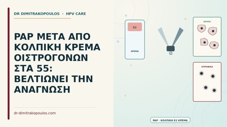 κολπική κρέμα οιστρογόνων πριν το Παπ