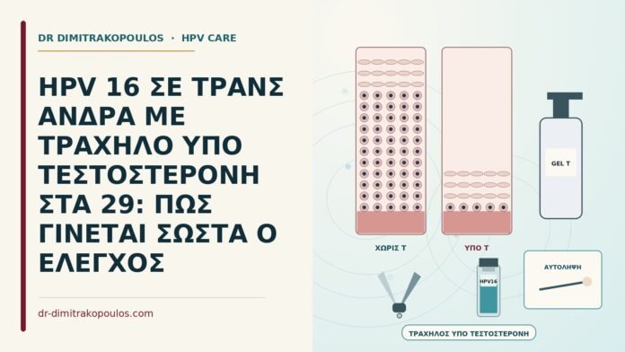 έλεγχος τραχήλου υπό τεστοστερόνη