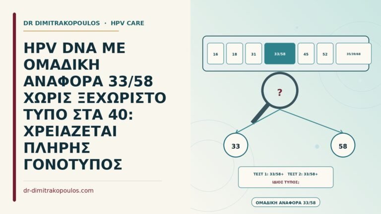 ομαδική αναφορά τύπων HPV