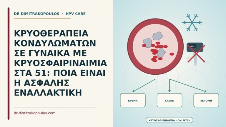 κρυοθεραπεία σε κρυοσφαιριναιμία
