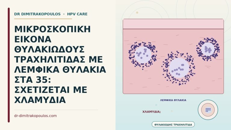 θυλακιώδης τραχηλίτιδα