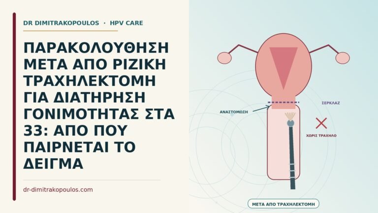 παρακολούθηση μετά από τραχηλεκτομή