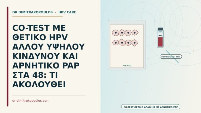 θετικό HPV άλλου υψηλού κινδύνου με αρνητικό Παπ