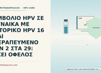 εμβόλιο μετά από θεραπευμένο CIN 2